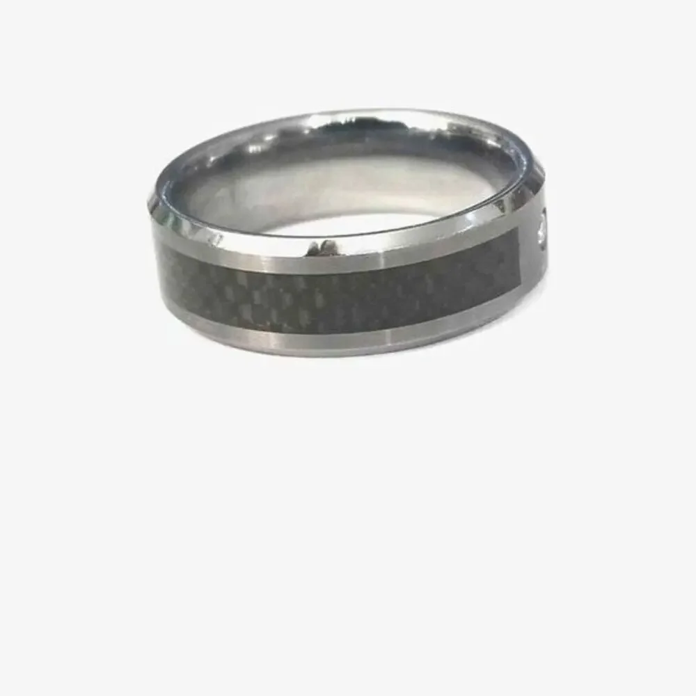 New‎ tungsten carbide ring size 12